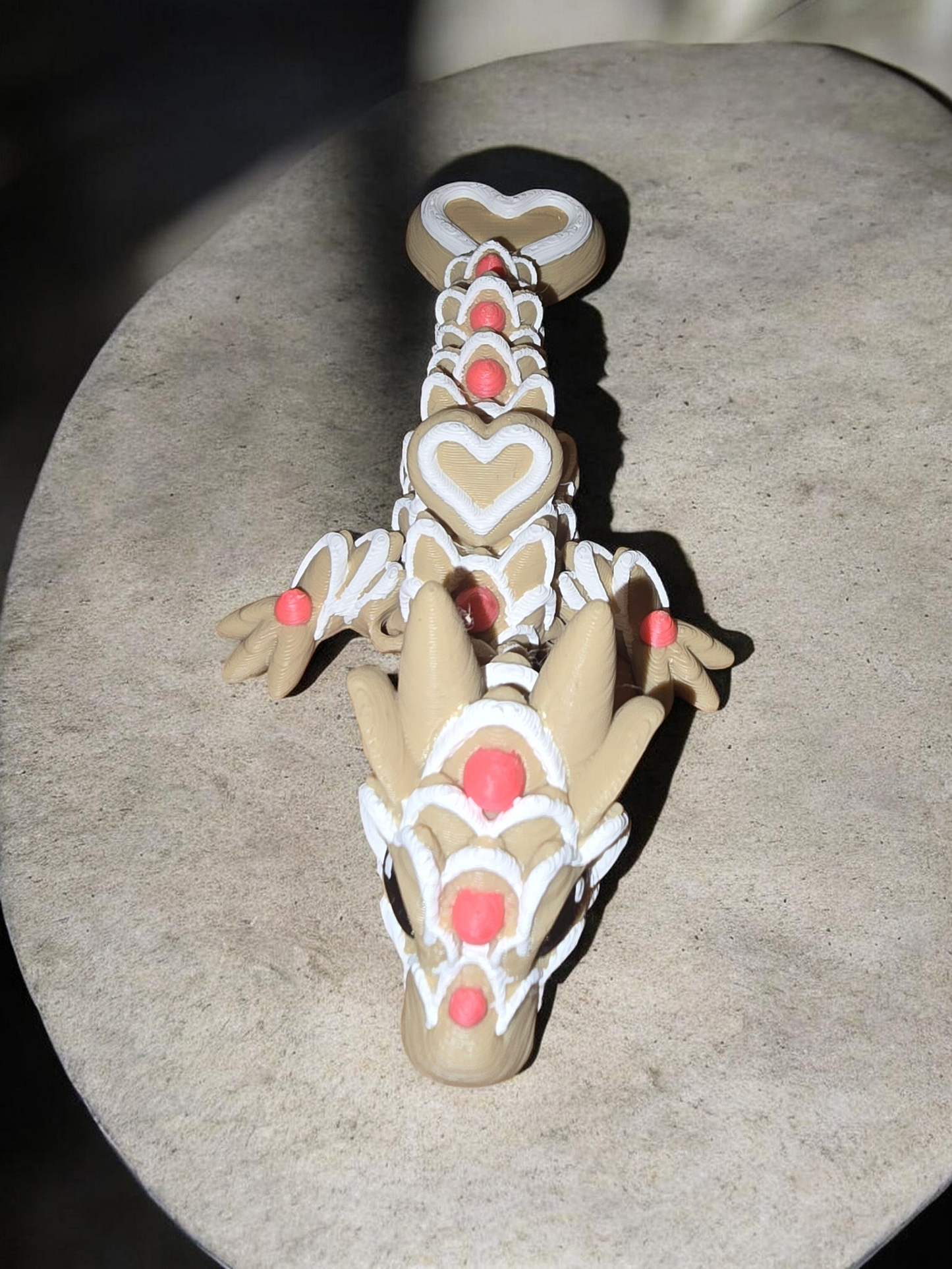 Valentine cookie dragon