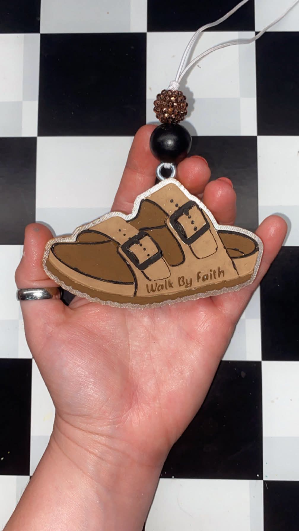 Walk by faith Sandle silicone mold