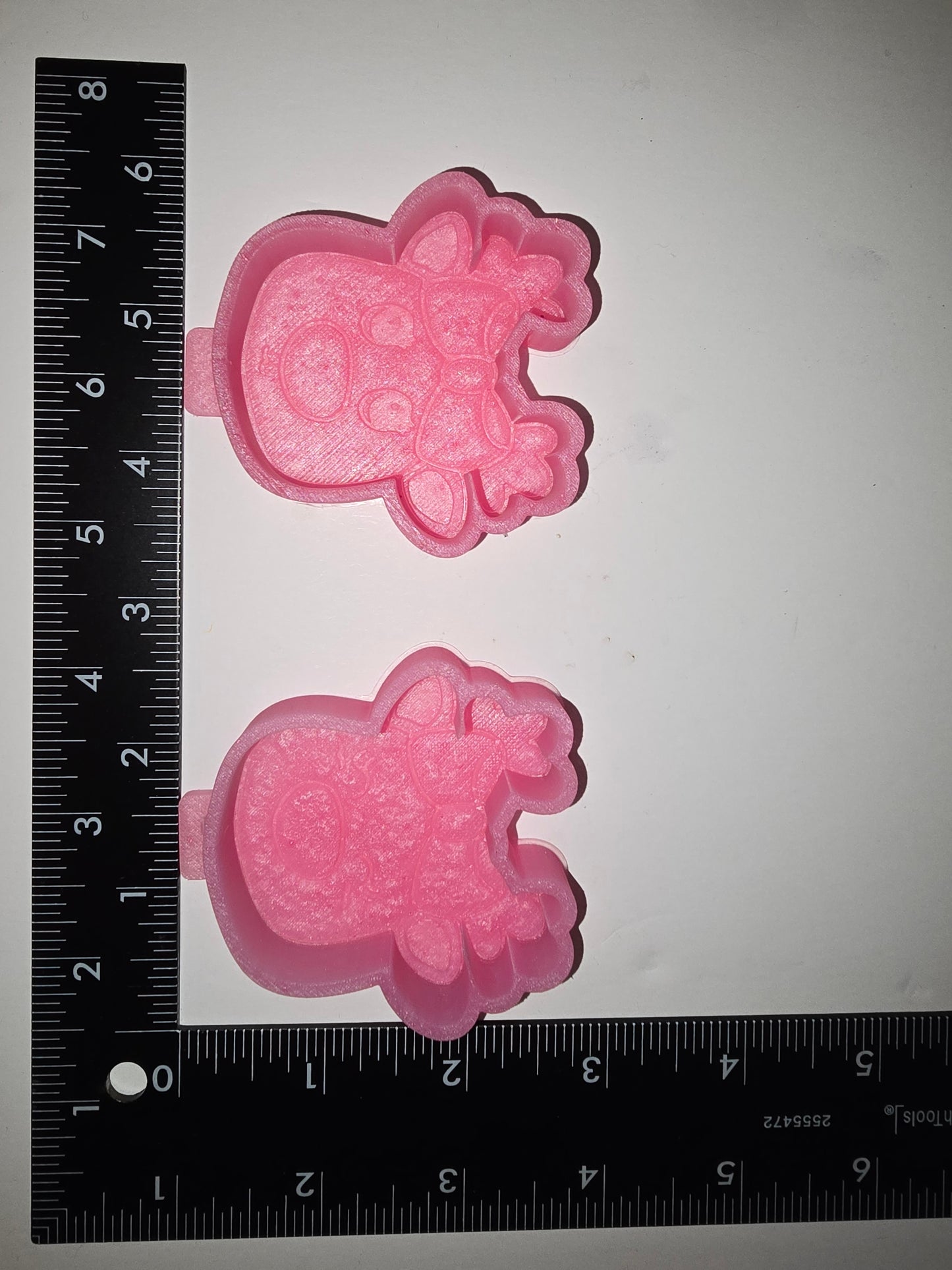 Reindeer faces silicone vent freshie mold set