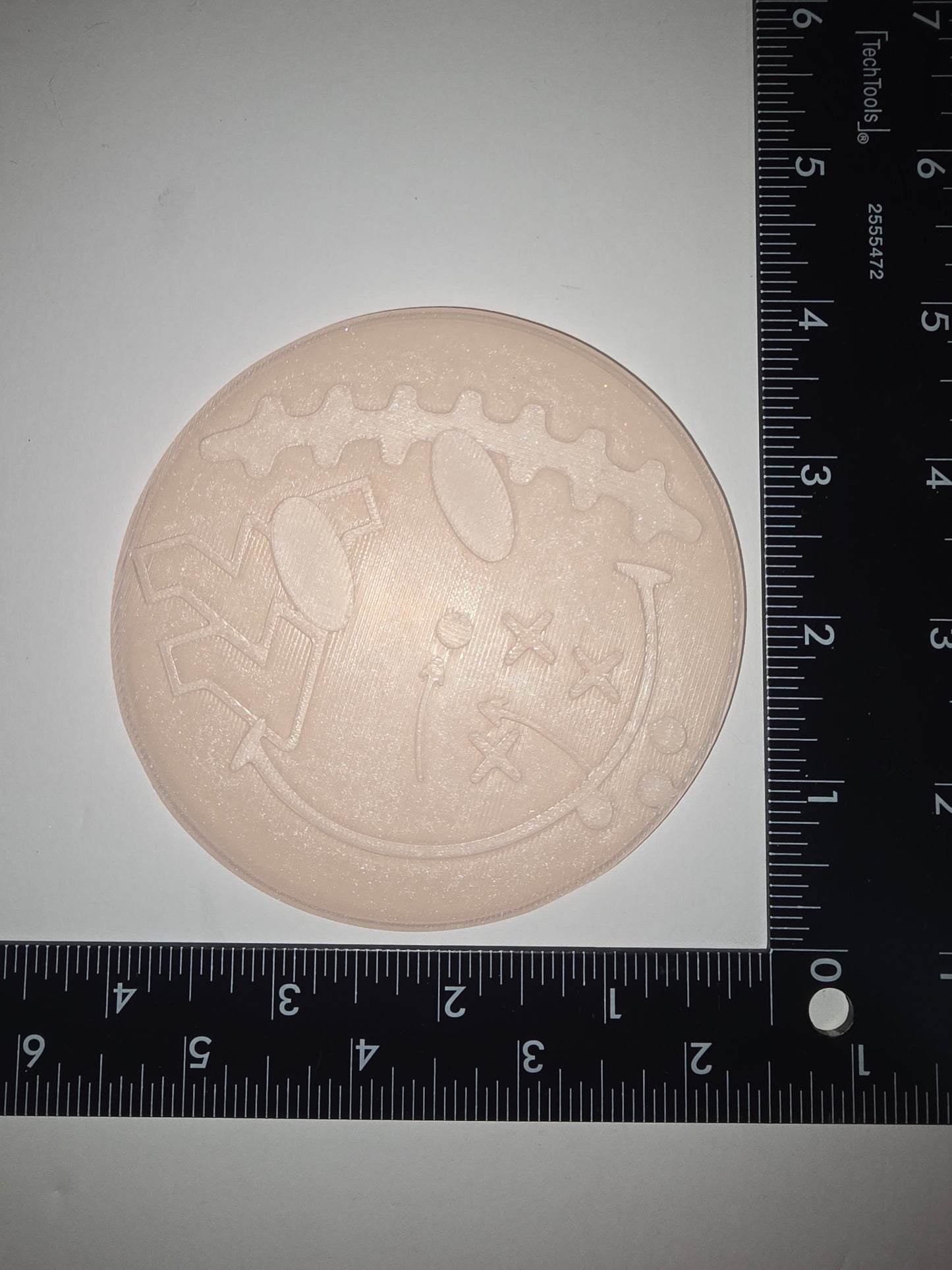 VW football smiley face silicone freshie insert mold