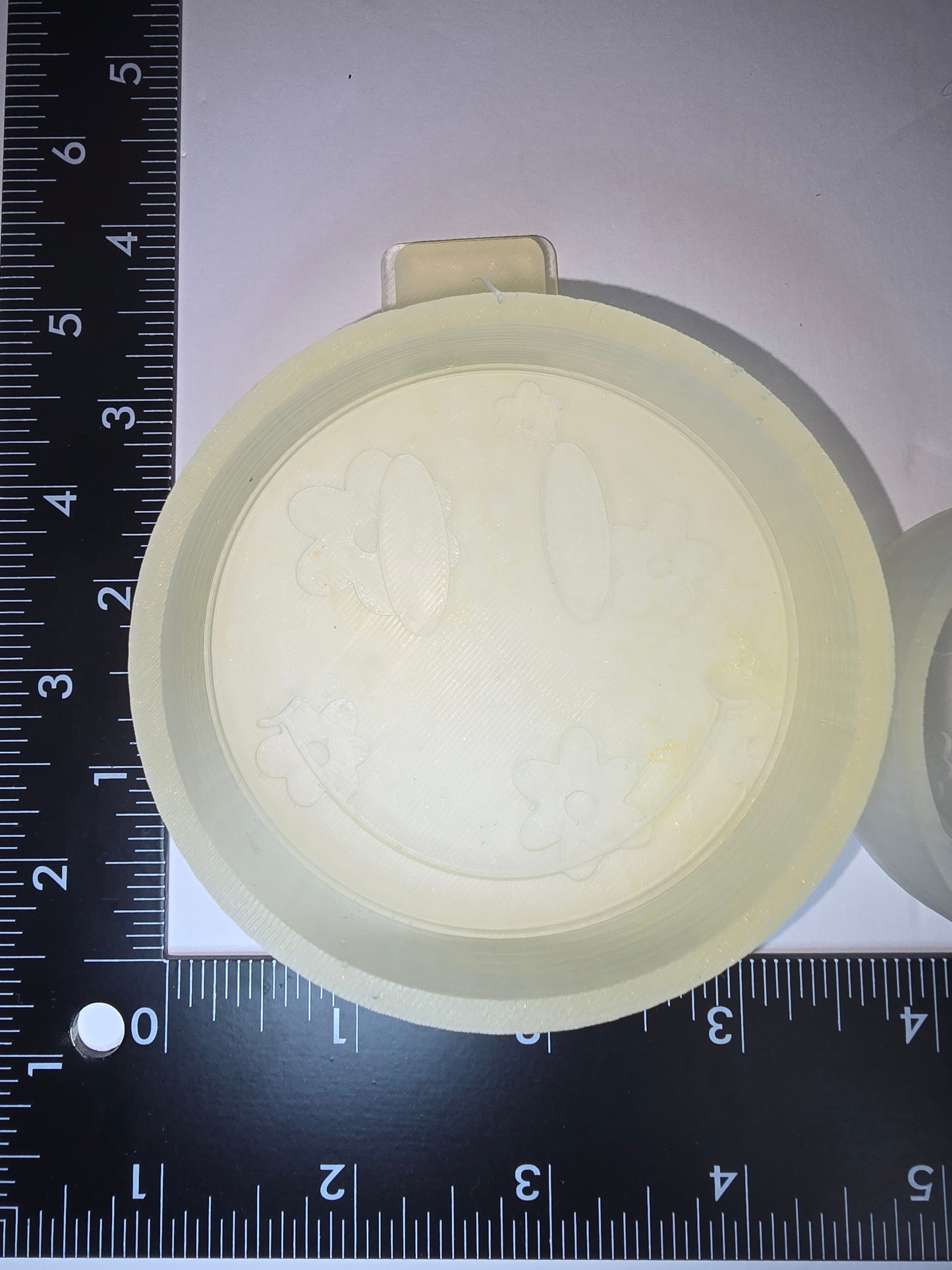 Flower smiley face silicone freshie mold