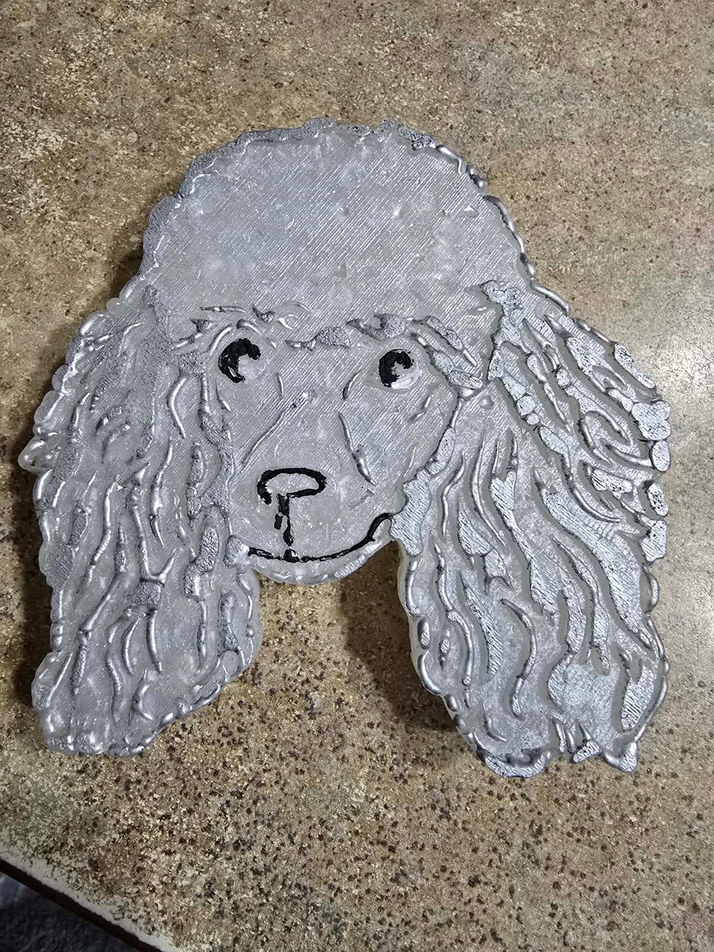 Poodle head silicone freshie mold