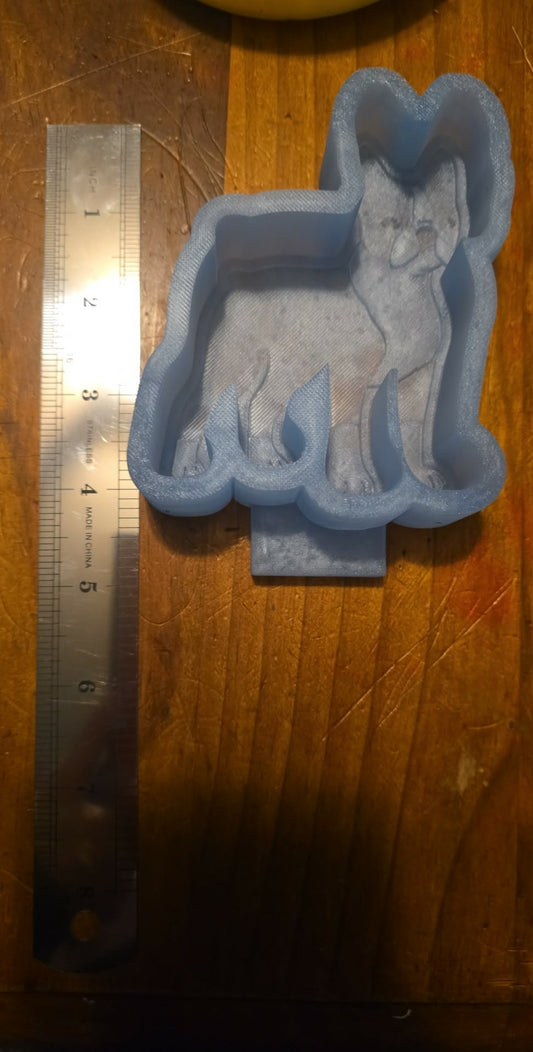 Boston terrier silicone freshie mold