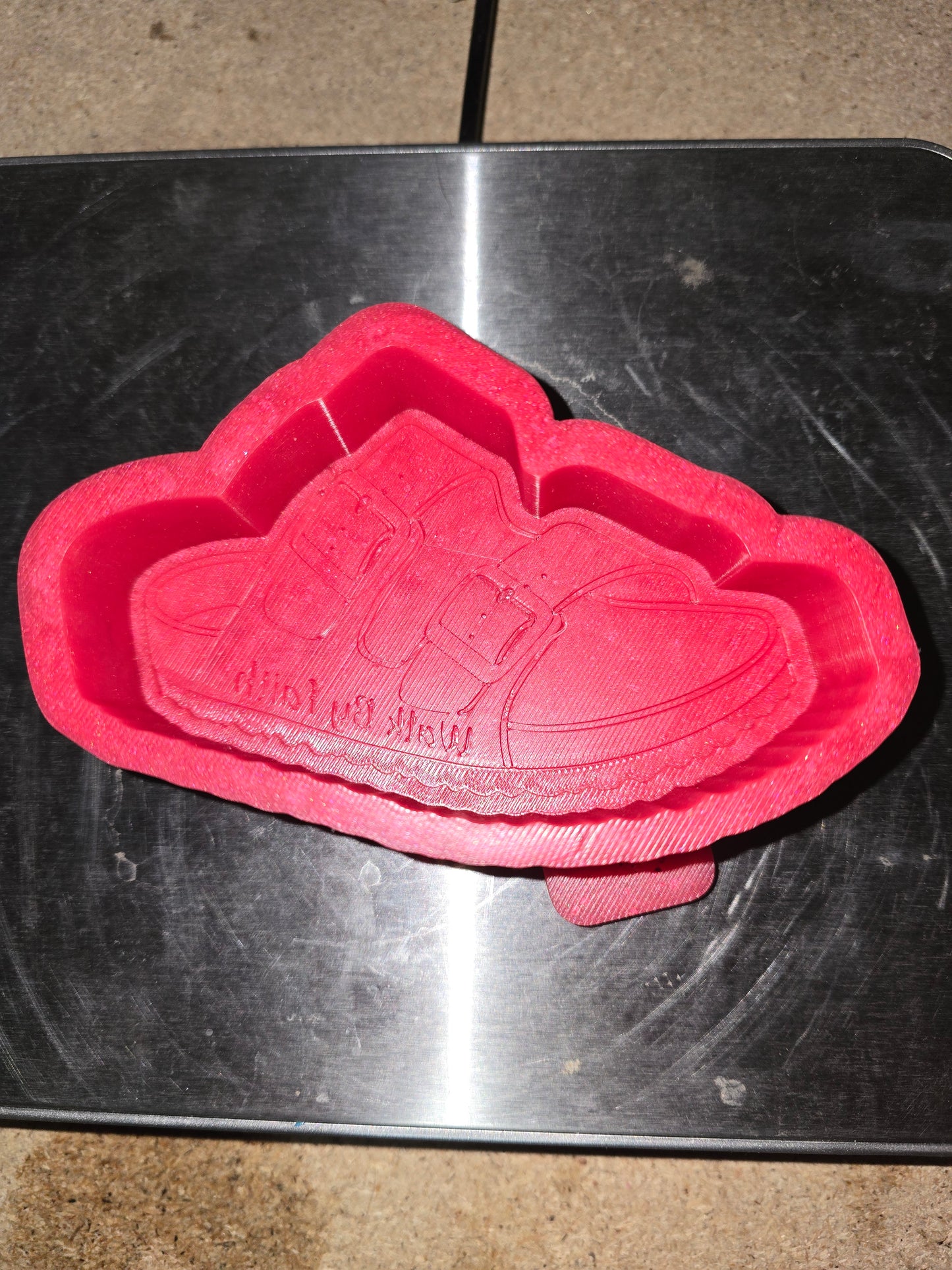 Walk by faith Sandle silicone mold