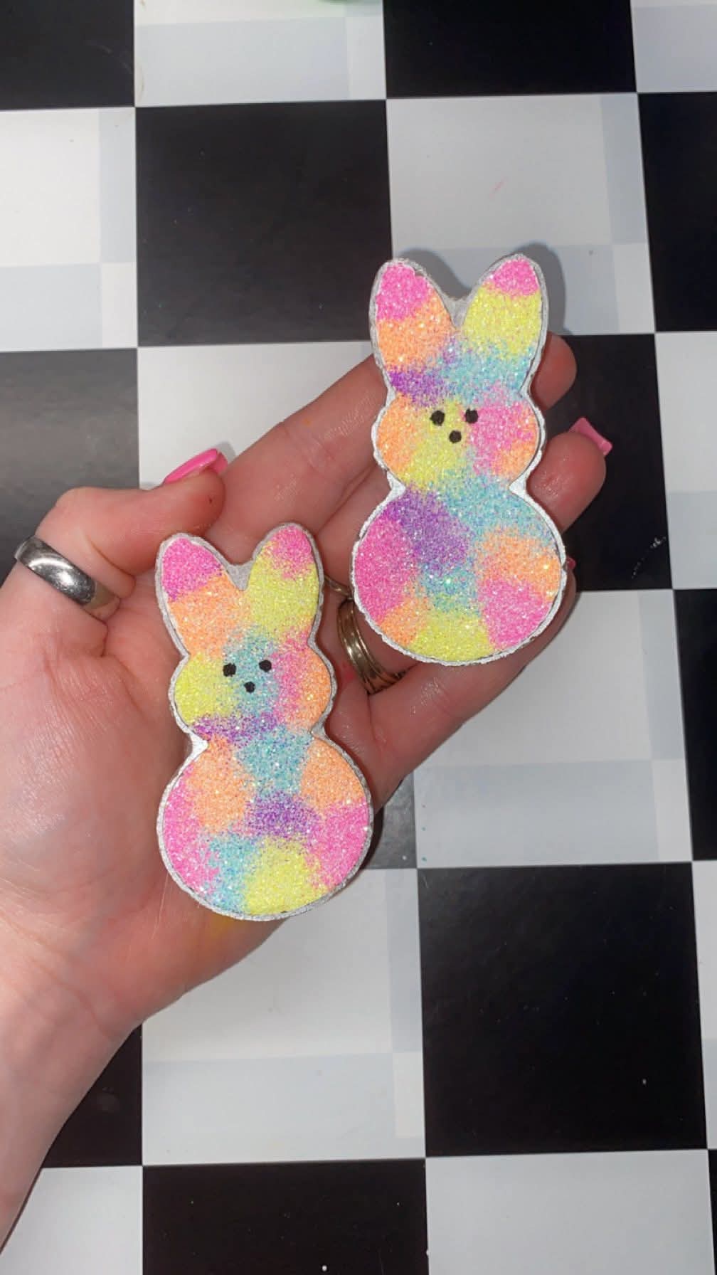 Peeps silicone freshie mold