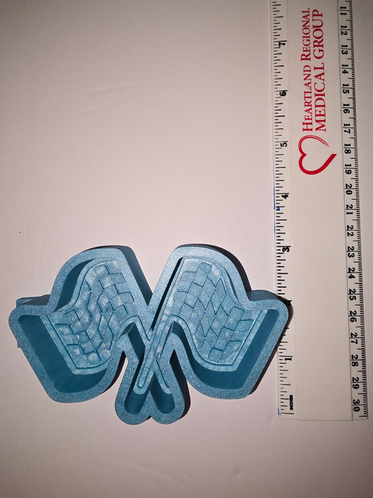 Car racing flags silicone freshie mold