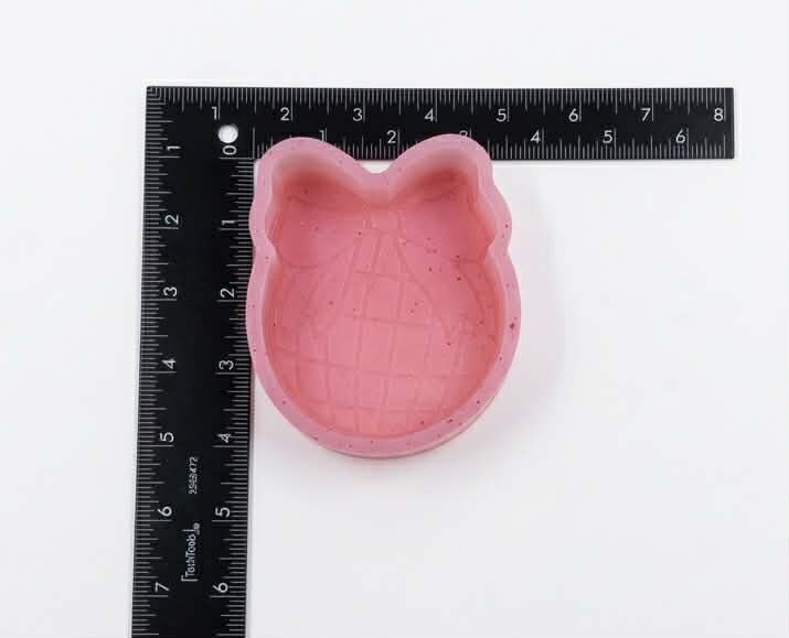 Disco ball with bow silicone freshie mold