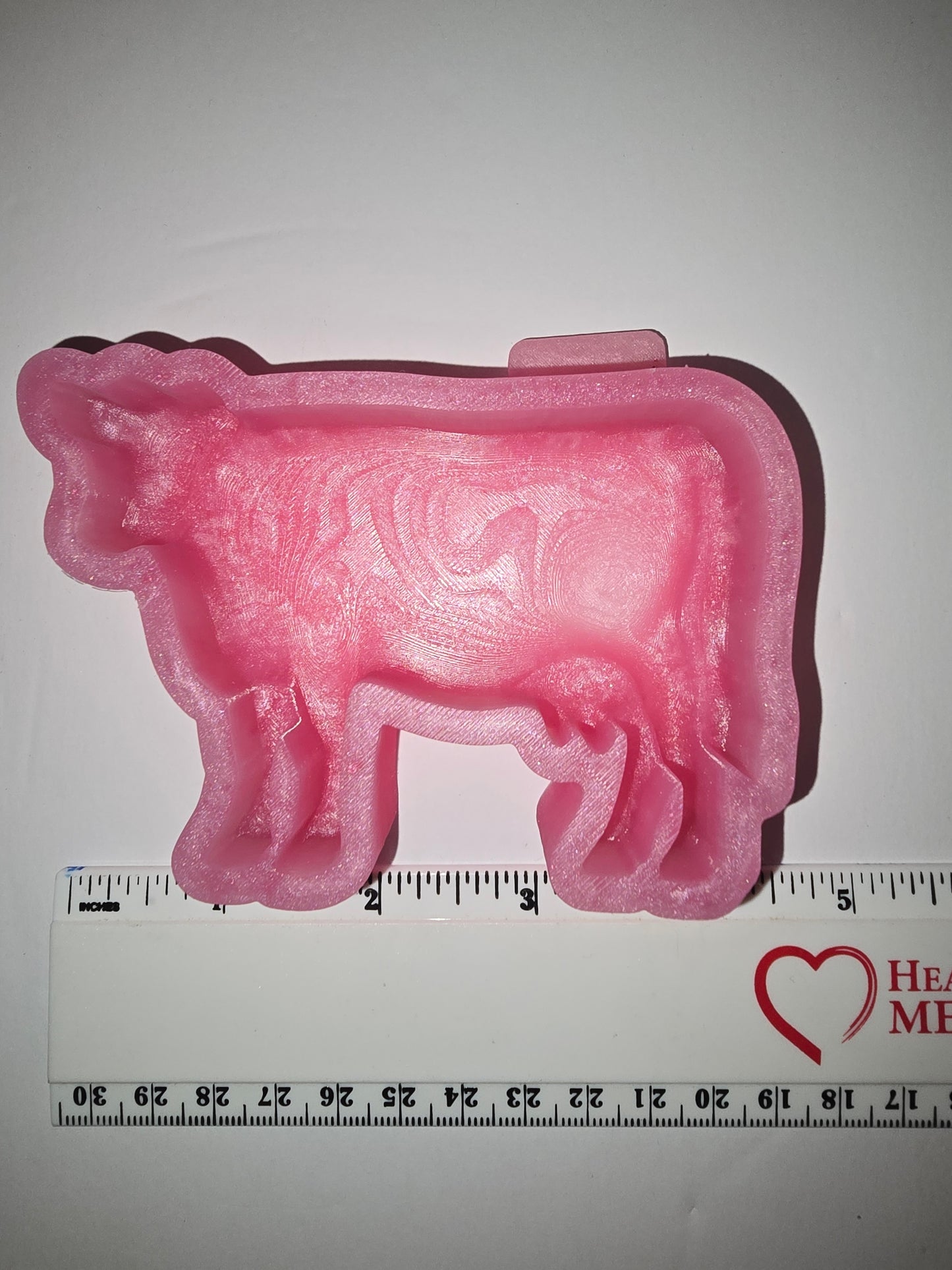 3d cow silicone freshie mold