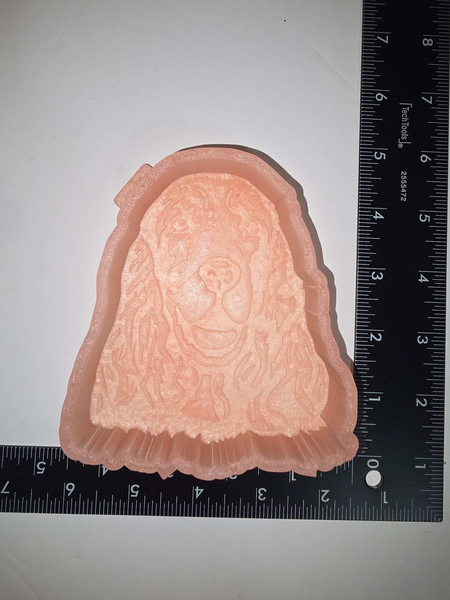 Cocker spaniel dog face silicone freshie mold