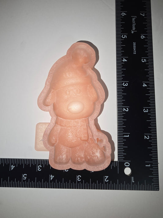 Santa dog silicone freshie mold