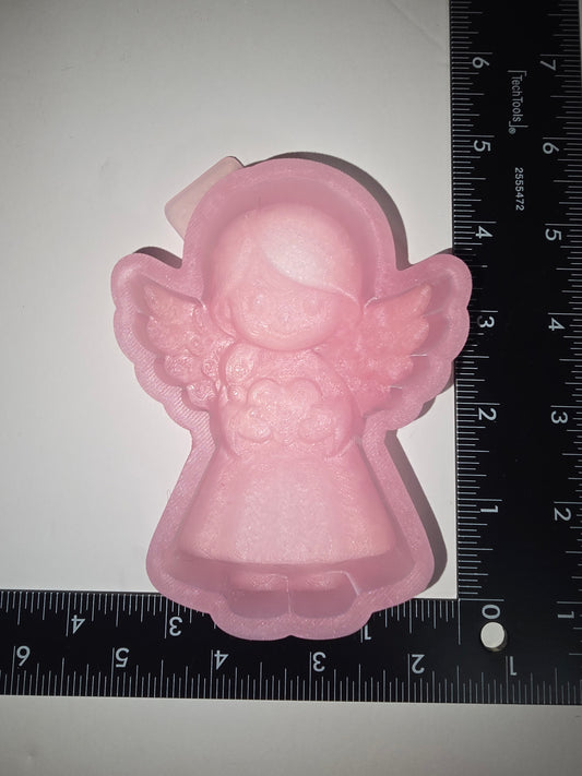 3d Angle girl silicone freshie mold