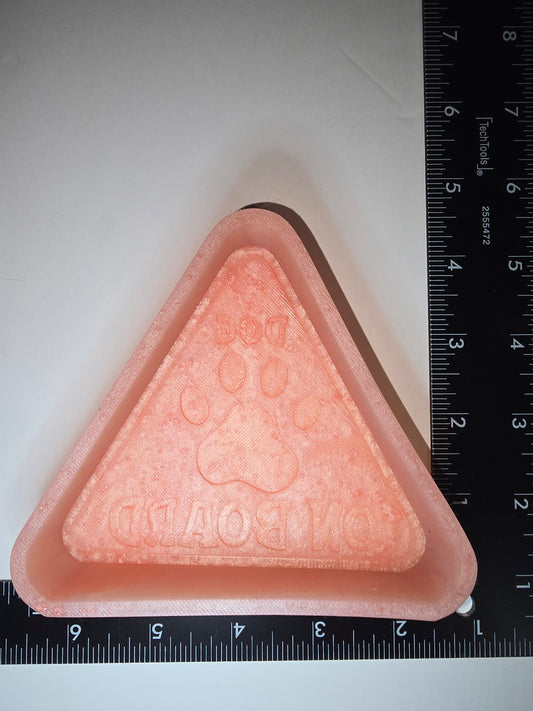 🐾🚗 Dog On Board silicone freshie mold