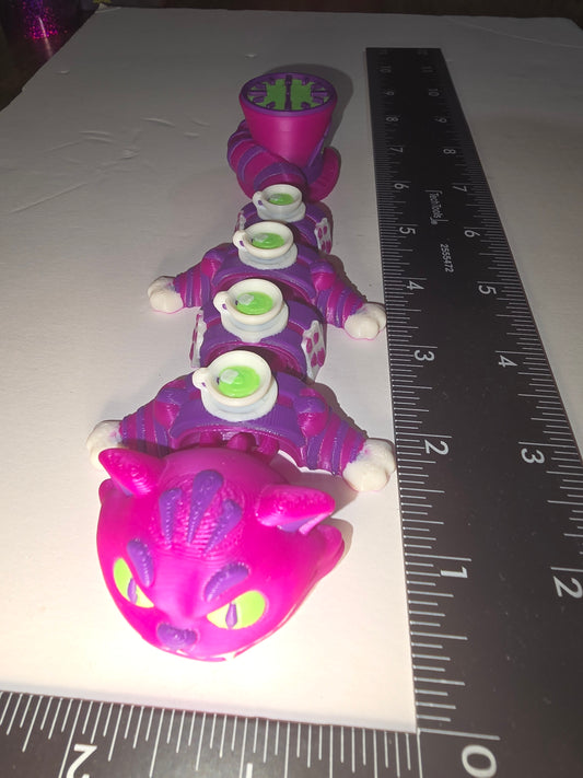 Small Alice and wonderland cat dragon
