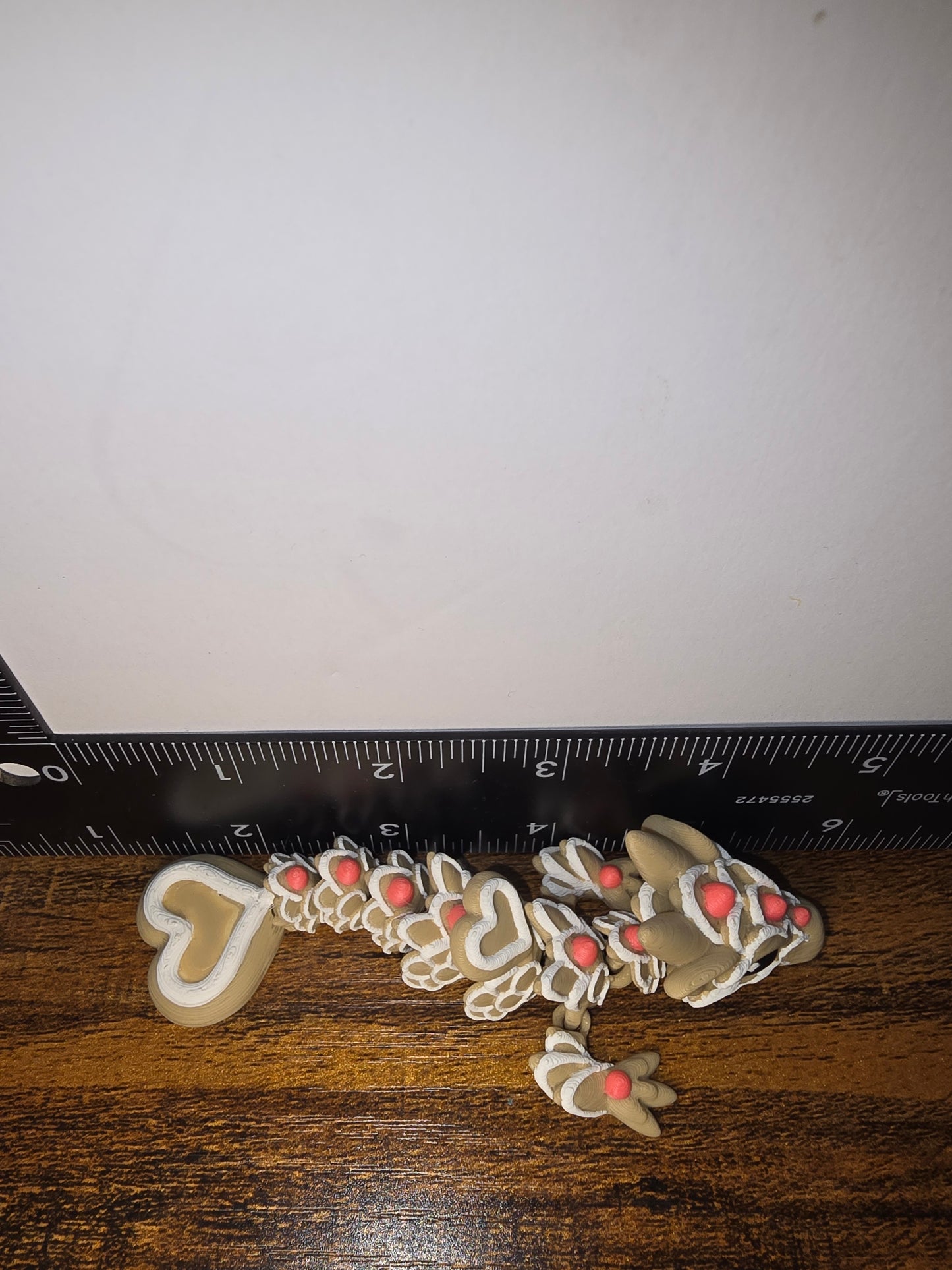 Small Valentine cookie dragon