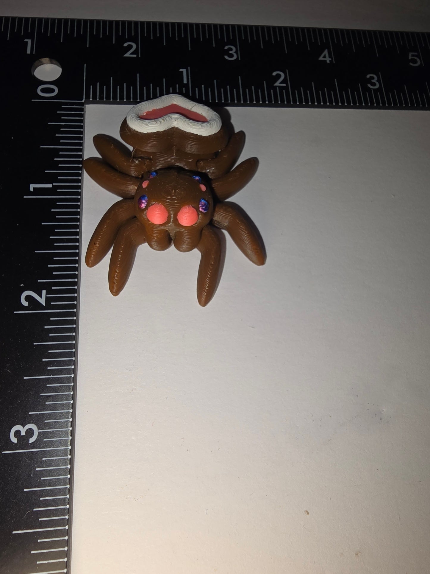 Valentine heart cookie spider