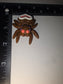 Valentine heart cookie spider