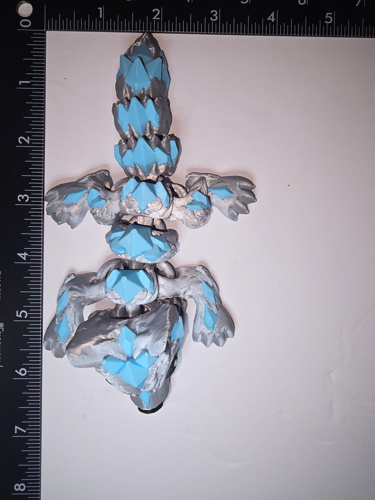 Silver and light blue fox