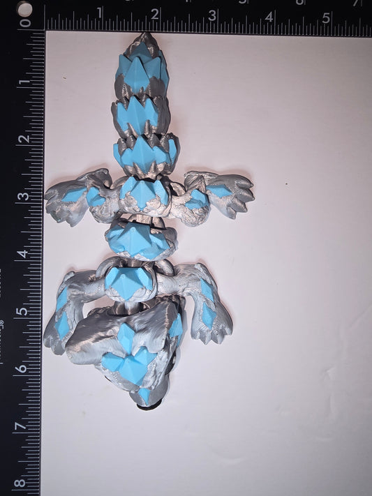 Silver and light blue fox