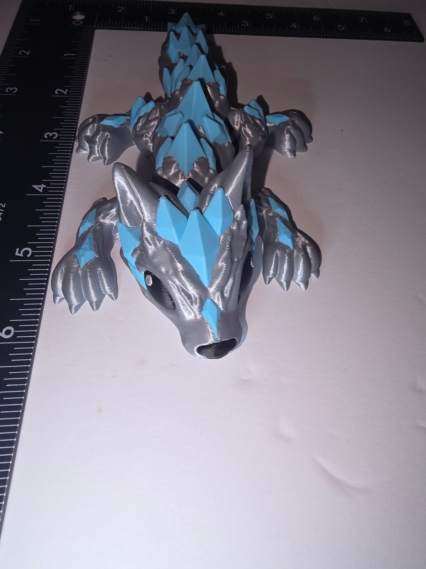 Silver and light blue fox