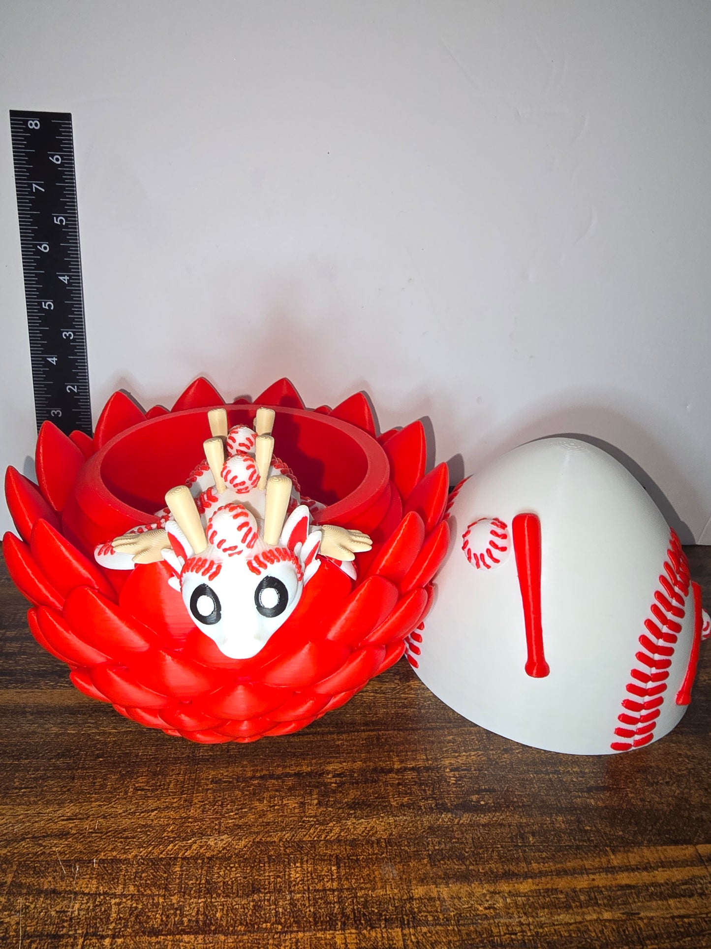Baseball dragon and egg