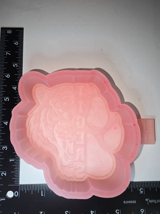 Tigers split silicone freshie mold