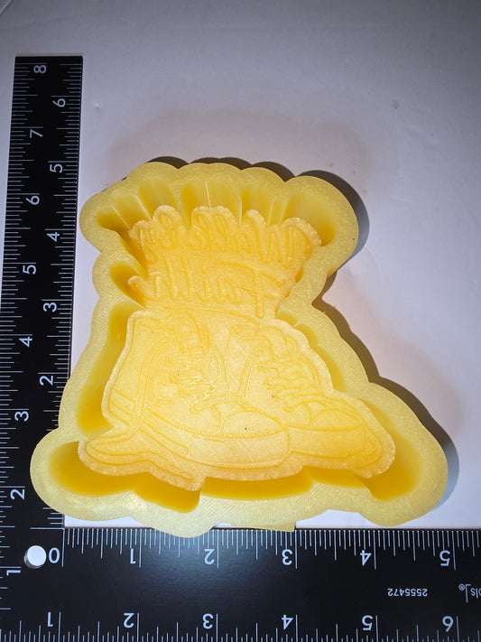 Walk by faith shoe silicone mold
