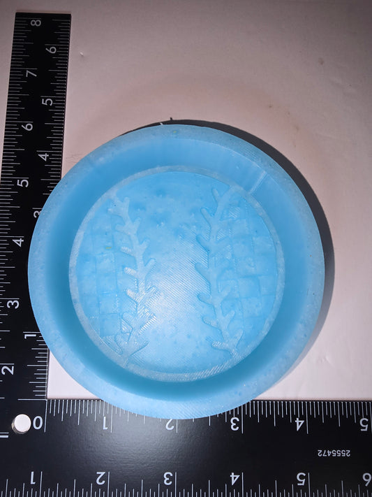 Checkered baseball silicone freshie