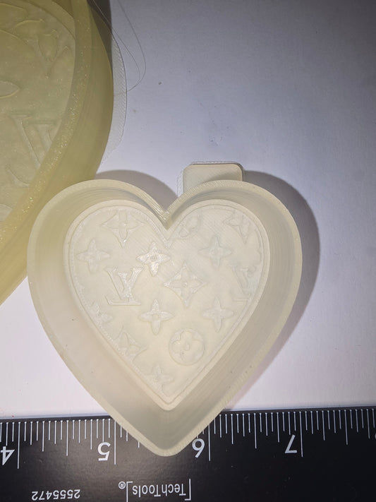 LV heart silicone vent freshie set