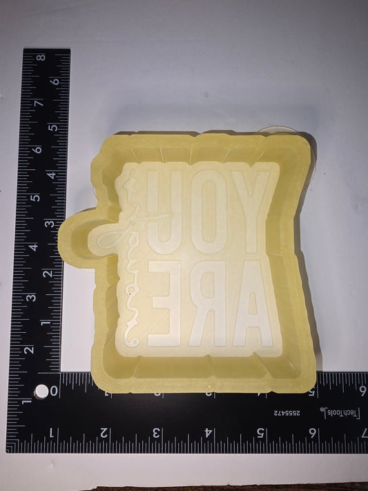 You are enough silicone freshie mold