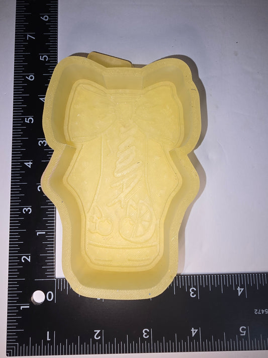 Alani Cherry Twist With Bow silicone freshie mold