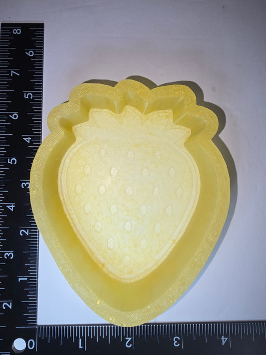 Strawberry silicone freshie mold
