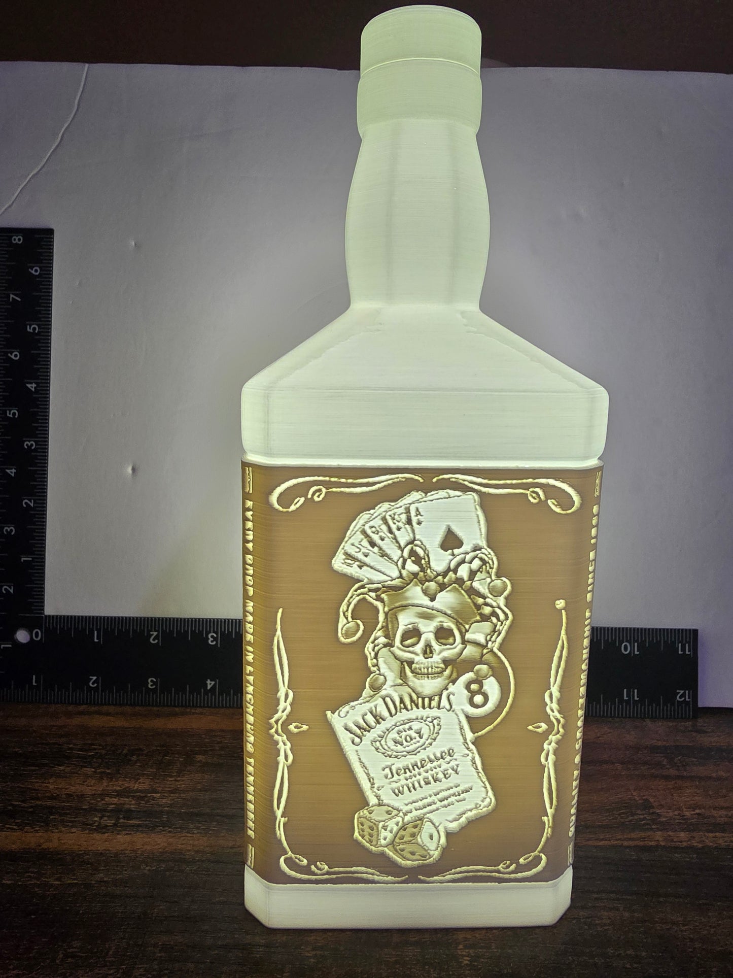 Joker Whiskey bottle led light