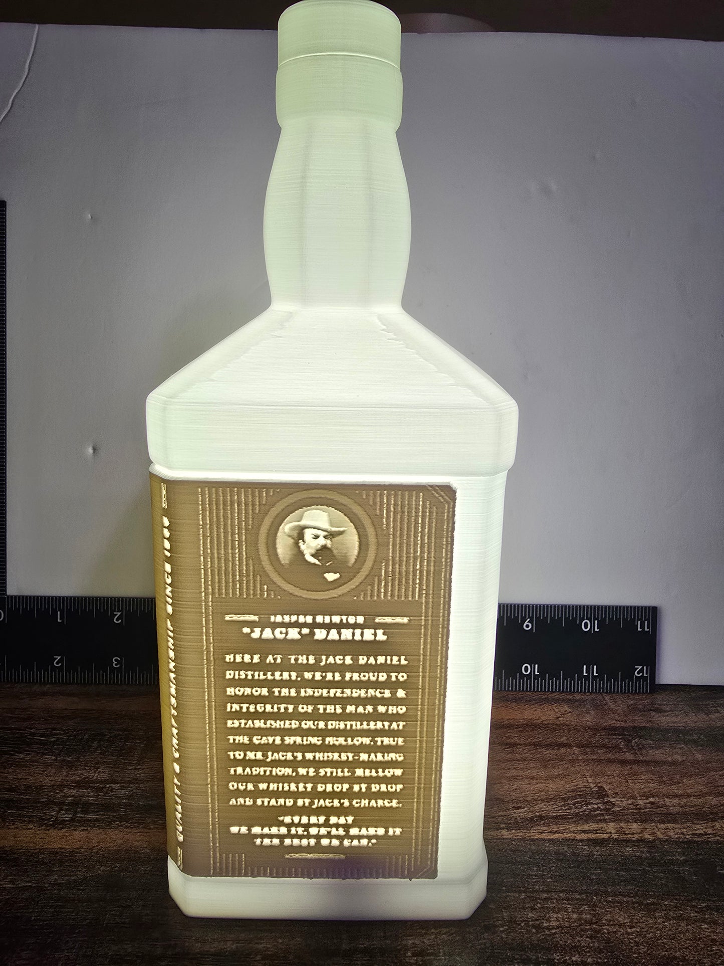 Joker Whiskey bottle led light