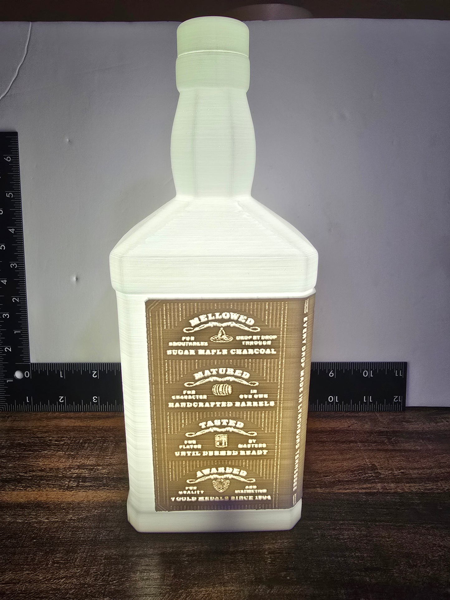 Joker Whiskey bottle led light