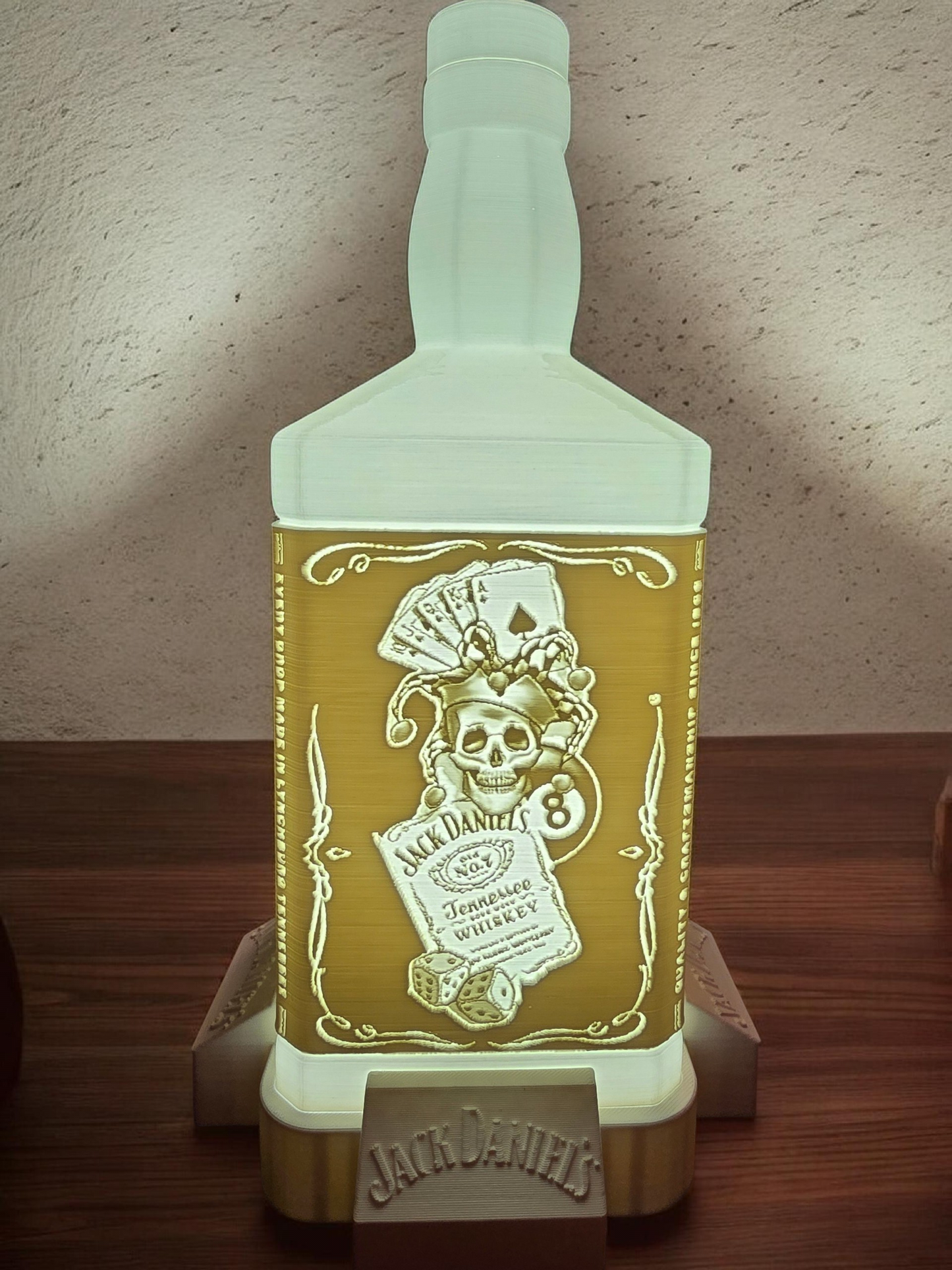 Joker Whiskey bottle led light