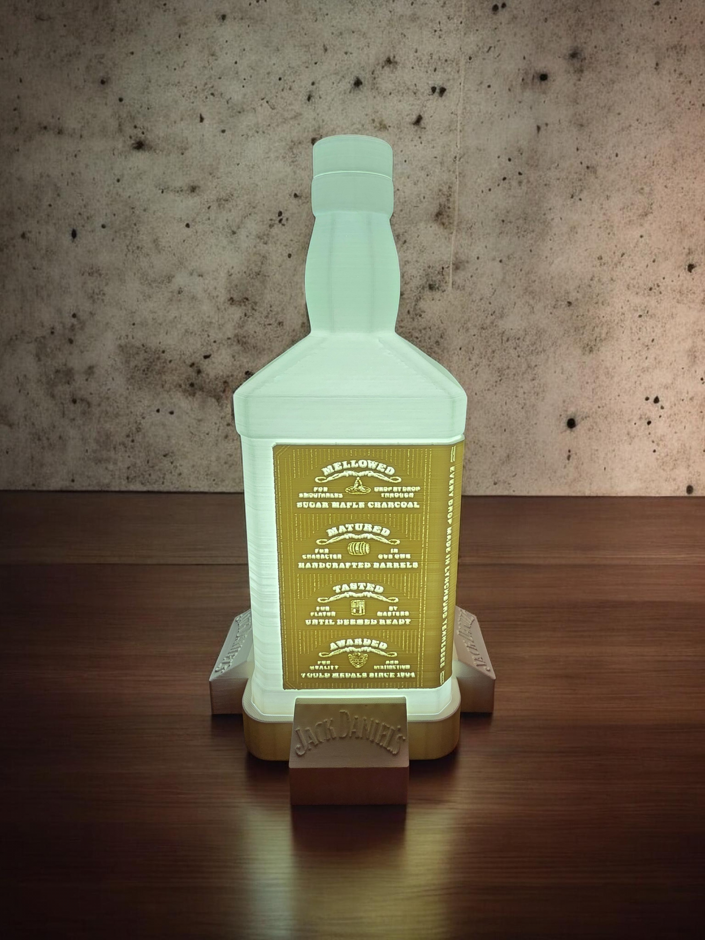 Joker Whiskey bottle led light