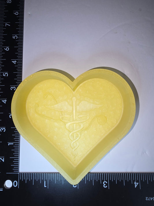 Doctor heart silicone freshie mold