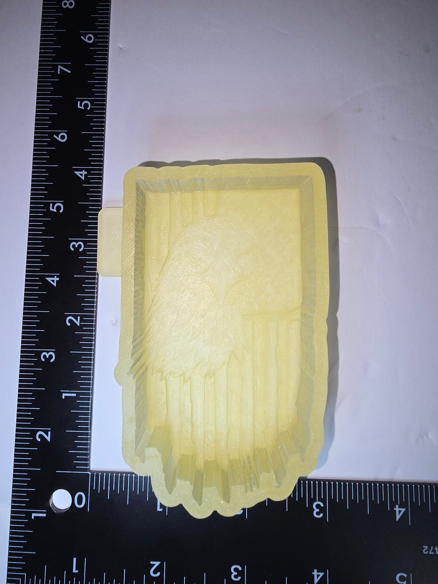 3d Eagle American flag silicone freshie mold