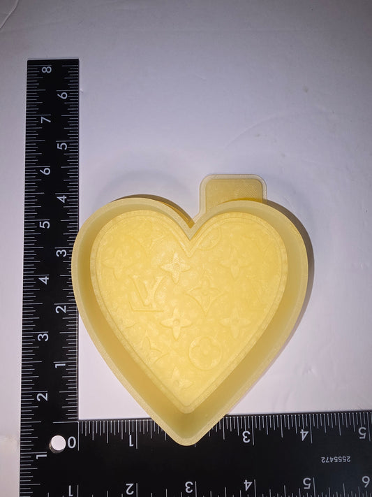 LV Big Heart silicone freshie mold