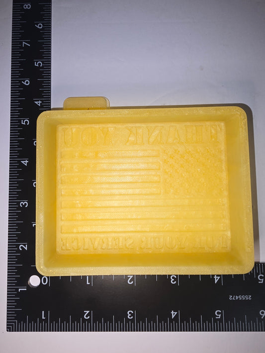 Thanks for your serves flag silicone freshie mold