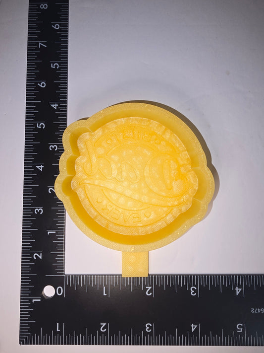 Best dad ever circle silicone freshie mold