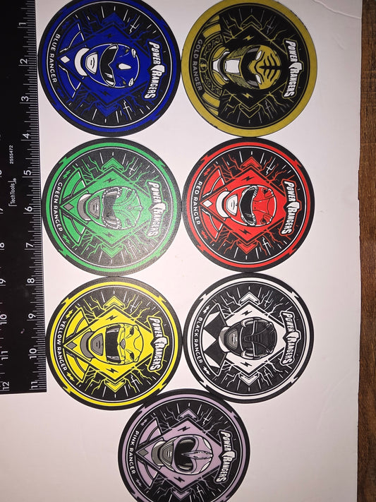 Power ranger coaster set