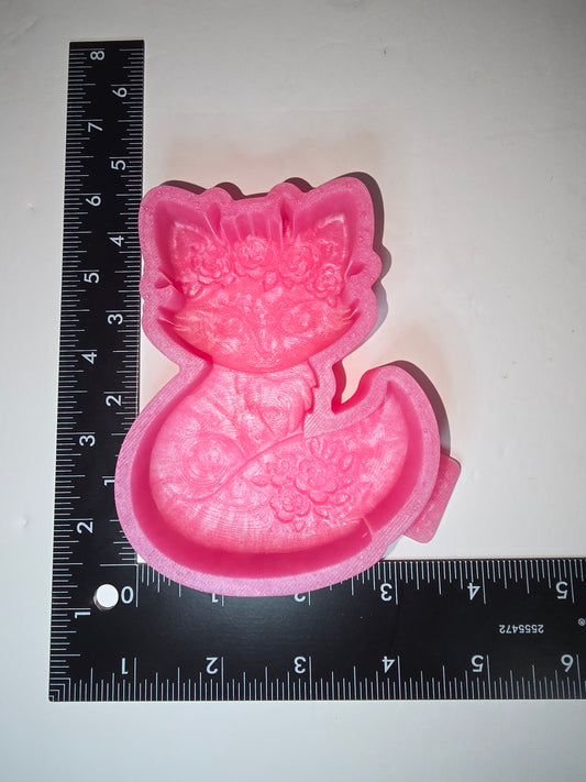3d fox silicone freshie mold