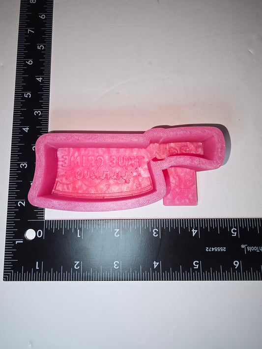 True crime knife silicone freshie mold