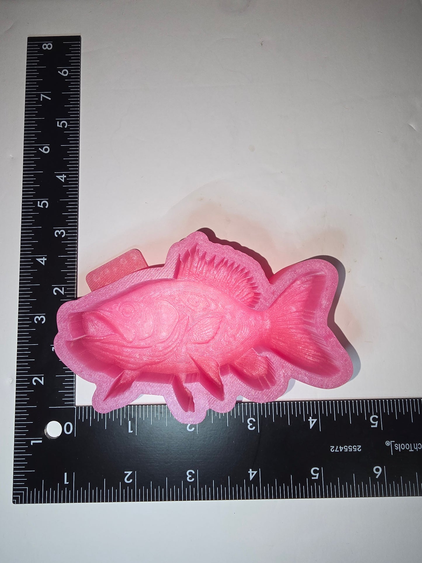 Bass fish silicone freshie mold
