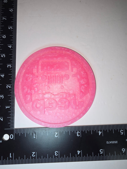 Jeep silicone freshie mold insert