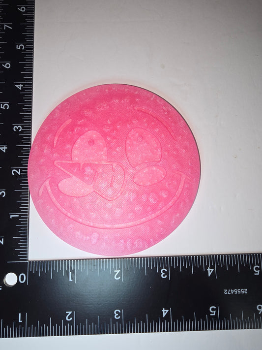 Snowman face silicone freshie mold insert