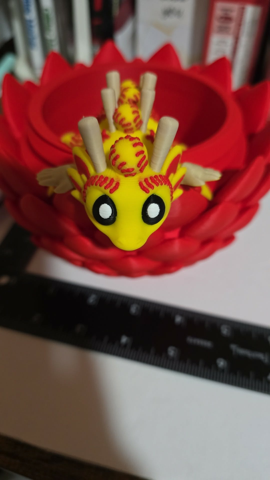 Softball dragon and egg