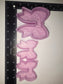 LV bow silicone freshie mold set