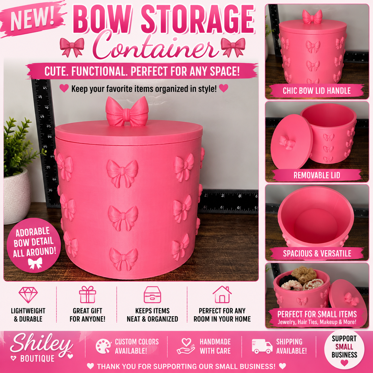Bow storage container